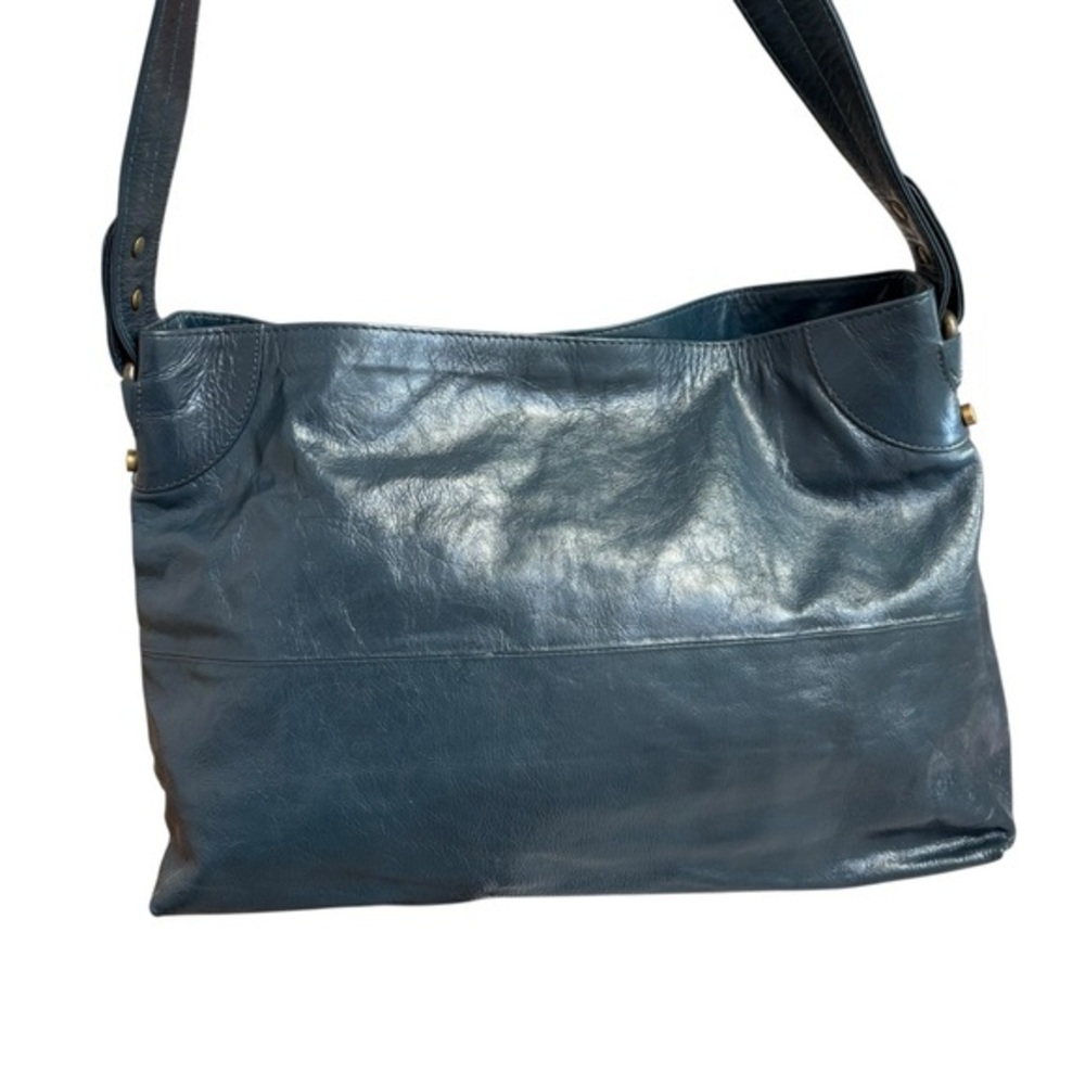 Latico blue leather bag